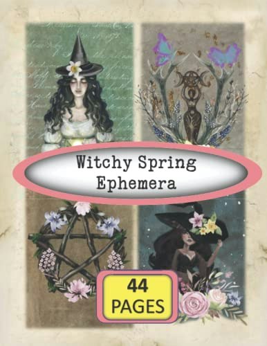 Witchy Spring Ephemera 44-Page Crafting Collection: $14.07 Witchy Spring Ephemera 44-Page Crafting Collection: $14.07