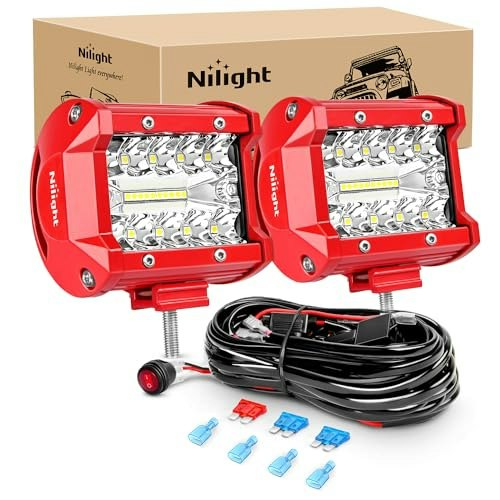 Nilight 4-inch 60W Triple Row LED Light Bar 2-Pack: $22.65 Nilight 4-inch 60W Triple Row LED Light Bar 2-Pack: $22.65