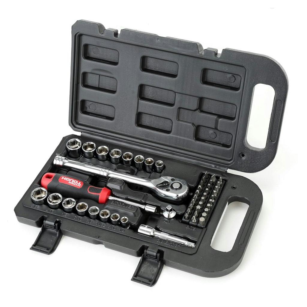 Hyper Tough 55-Piece Auto Repair Socket Set: $23 Hyper Tough 55-Piece Auto Repair Socket Set: $23