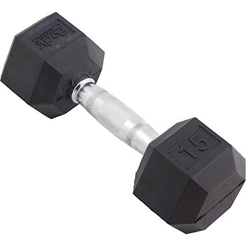 Body Sport 15-lb Rubber Encased Hex Dumbbell: $26.99 Body Sport 15-lb Rubber Encased Hex Dumbbell: $26.99