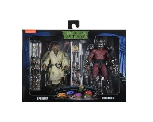 Neca Teenage Mutant Ninja Turtles 1990 Movie 7-Inch Splinter and Shredder Action Figure 2-Pack: $69.47 Neca Teenage Mutant Ninja Turtles 1990 Movie 7-Inch Splinter and Shredder Action Figure 2-Pack: $69.47