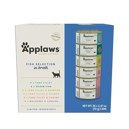 Applaws Fish Variety in Broth Wet Cat Food 36-Pack: $56.82 Applaws Fish Variety in Broth Wet Cat Food 36-Pack: $56.82