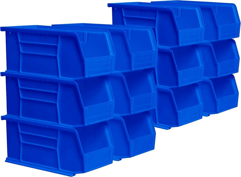 Akro-Mils AkroBins Storage Bin 12-Pack: $31