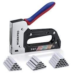 WorkPro 3-in-1 Upholstery Staple Gun for $16 + free shipping w/ Prime