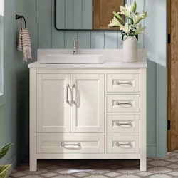 Home Decorators Collection Bentworth 36" Vanity w/ Top for $585 + free shipping