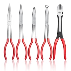 Vevor 5-Piece 11" Needle Nose Pliers Set w/ Storage Bag for $20 + free shipping