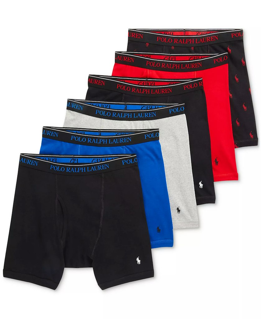 Polo Ralph Lauren Men's Classic-Fit 100% Cotton Boxer Briefs