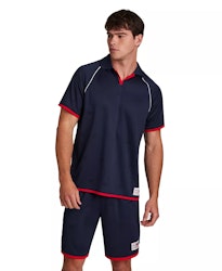 Reebok Men's United Logo Relaxed-Fit Jersey Polo for $13 + free shipping w/ $39
