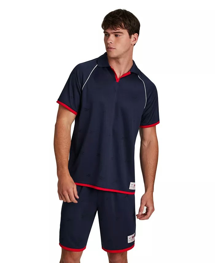 Reebok Men's United Logo Relaxed-Fit Jersey Polo: $13