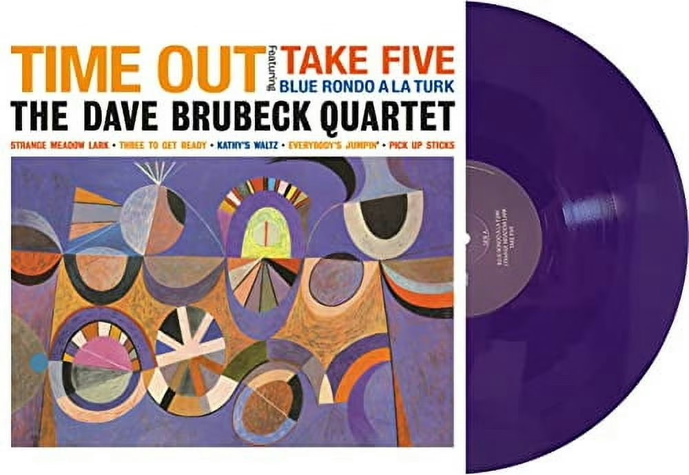 Dave Brubeck Quartet Time Out Purple Vinyl Record: $27