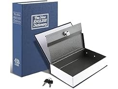 Tahoe Trails Book Safe w/ Key Lock for $9 + free shipping w/ Prime