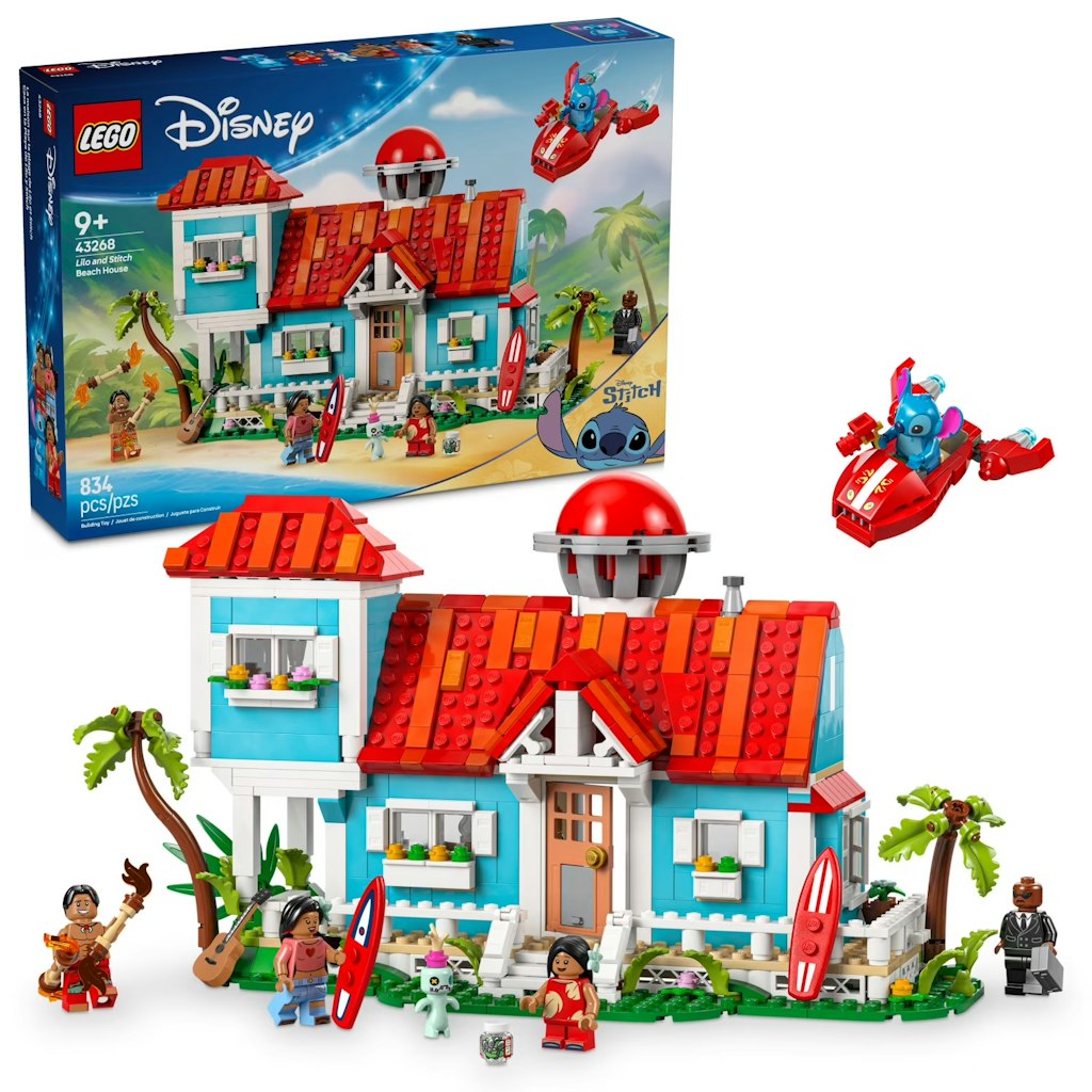 LEGO Disney Lilo & Stitch Beach House Playset: $70
