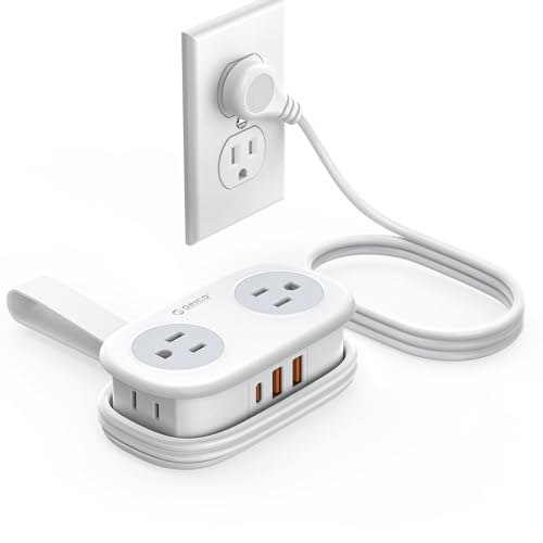 Orico 20W USB-C Travel Power Strip with 4 AC Outlets and 3 USB Ports: $15.17 Orico 20W USB-C Travel Power Strip with 4 AC Outlets and 3 USB Ports: $15.17