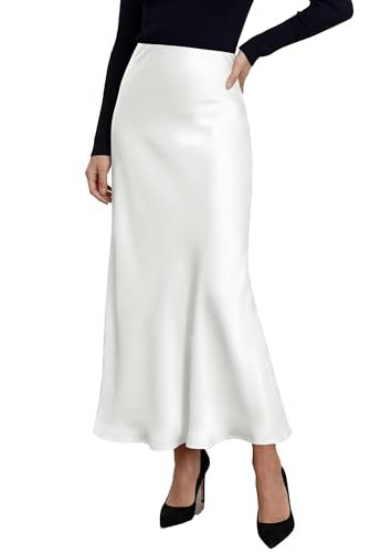 Prettygarden Women's Silk Satin Maxi Skirt: $23.98 Prettygarden Women's Silk Satin Maxi Skirt: $23.98