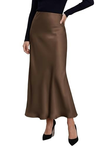 Prettygarden Women's Satin Maxi Skirt: $23.98 Prettygarden Women's Satin Maxi Skirt: $23.98