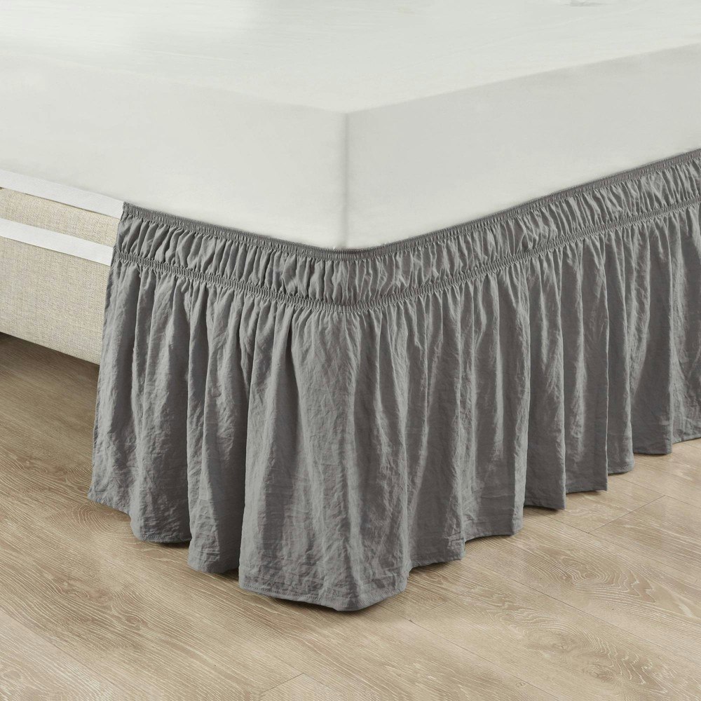 Lush Décor Ruched Ruffle Wrap Around Bedskirt: $44.99 Lush Décor Ruched Ruffle Wrap Around Bedskirt: $44.99