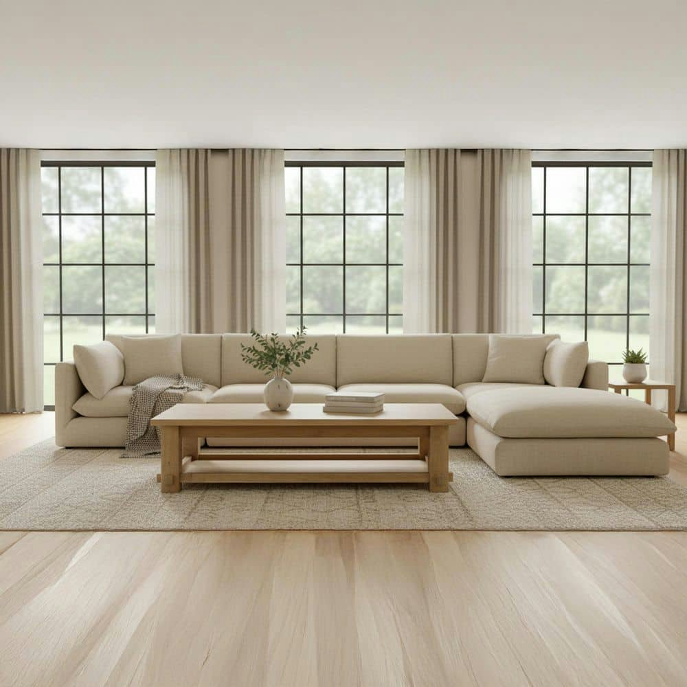 Marisol 65-inch Solid Oak Rectangle Coffee Table: $1,999 Marisol 65-inch Solid Oak Rectangle Coffee Table: $1,999