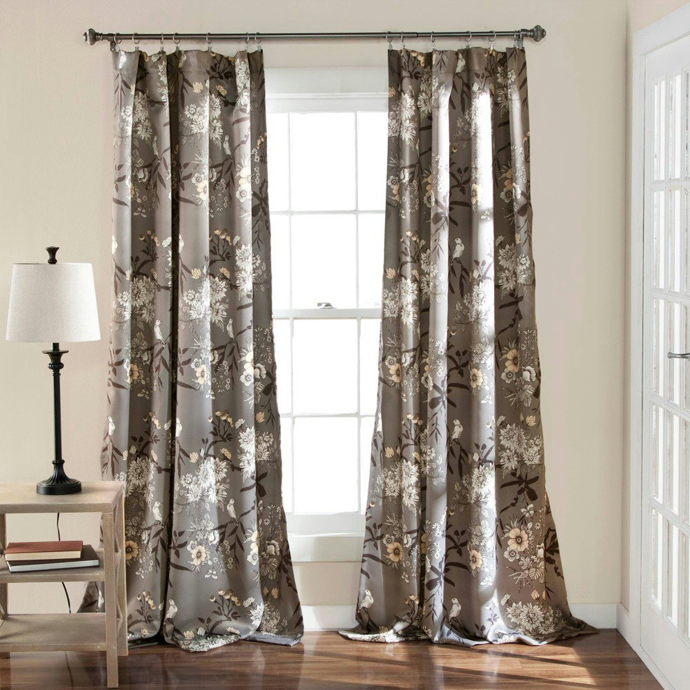Lush Decor 52" x 95" Light Filtering Botanical Curtain Panels 2-Pack: $64.99 Lush Decor 52" x 95" Light Filtering Botanical Curtain Panels 2-Pack: $64.99