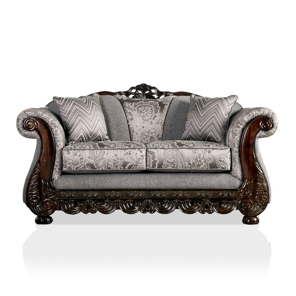 Furniture of America Maisey Rolled Arm Loveseat: $2,799.99