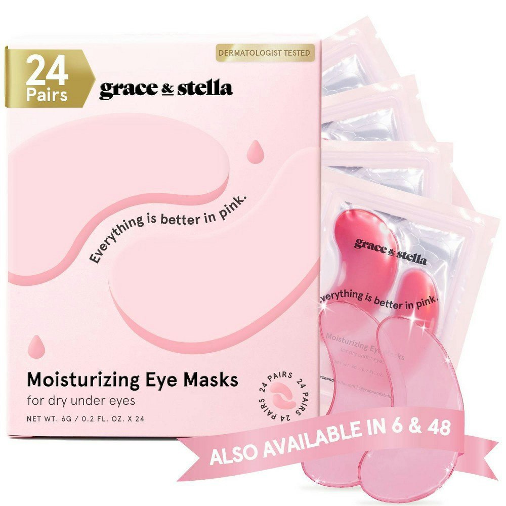 Grace & Stella Moisturizing Under Eye Mask 24-Pair Pack: $23.99 Grace & Stella Moisturizing Under Eye Mask 24-Pair Pack: $23.99