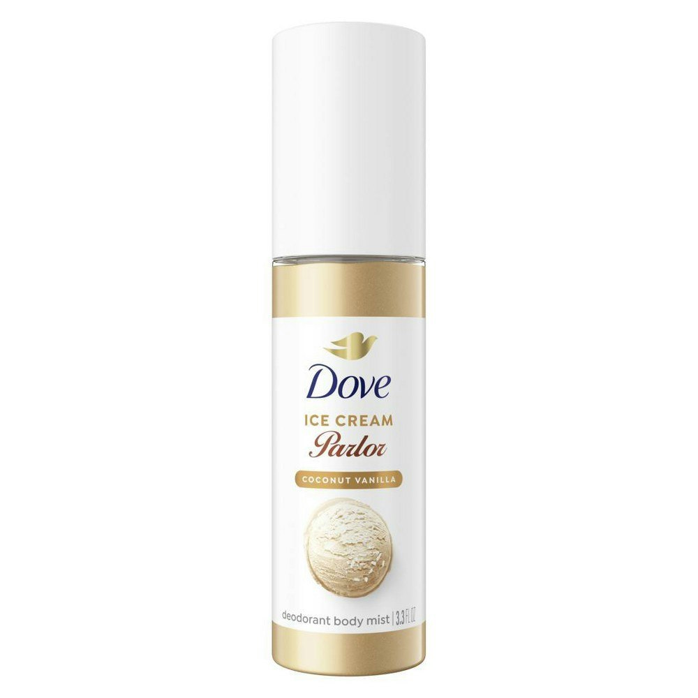 Dove Beauty Ice Cream Parlor Coconut Vanilla Body Mist 3.3-oz.: $6.99 Dove Beauty Ice Cream Parlor Coconut Vanilla Body Mist 3.3-oz.: $6.99