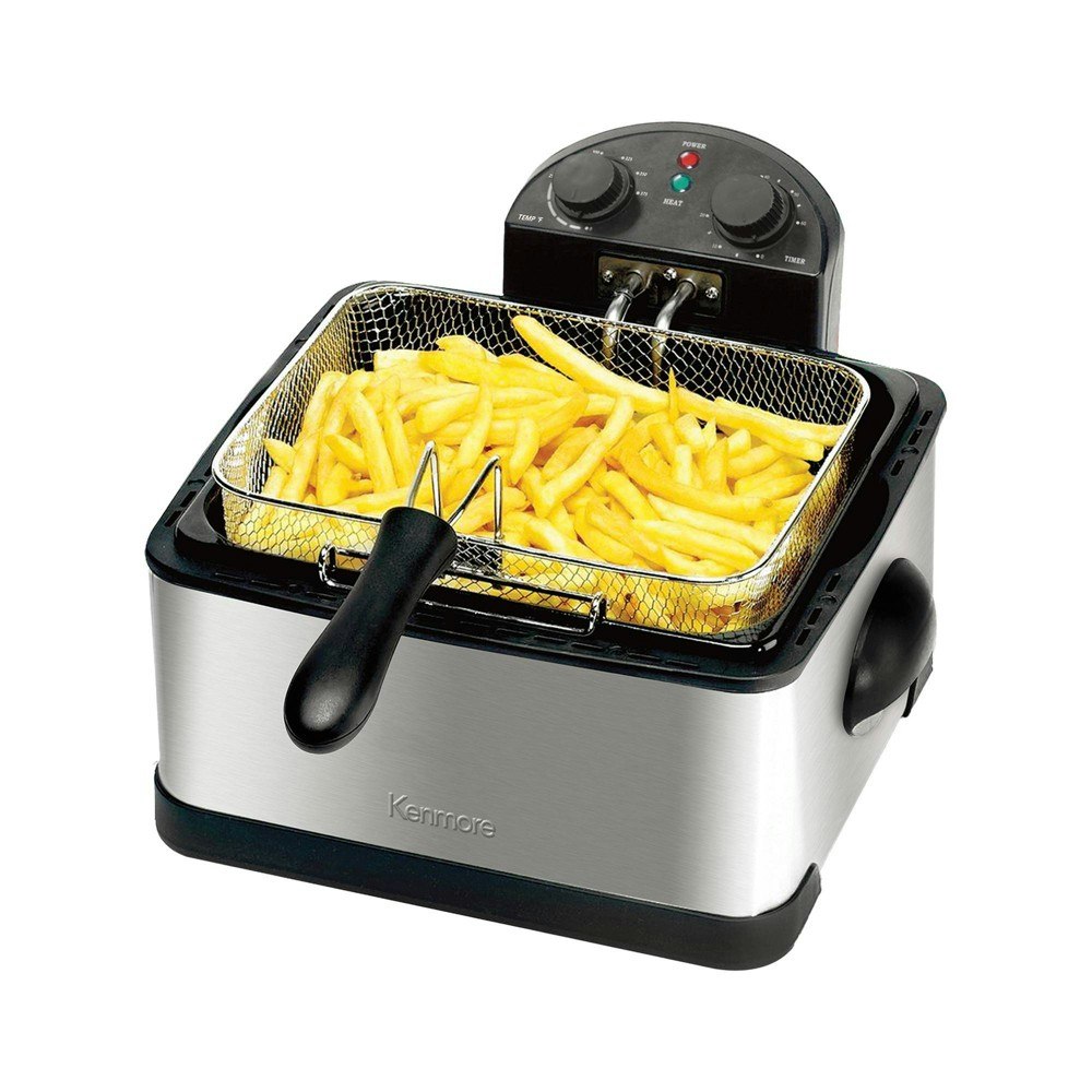 Kenmore 4.2-Quart Deep Fryer with 3 Baskets: $119.99 Kenmore 4.2-Quart Deep Fryer with 3 Baskets: $119.99