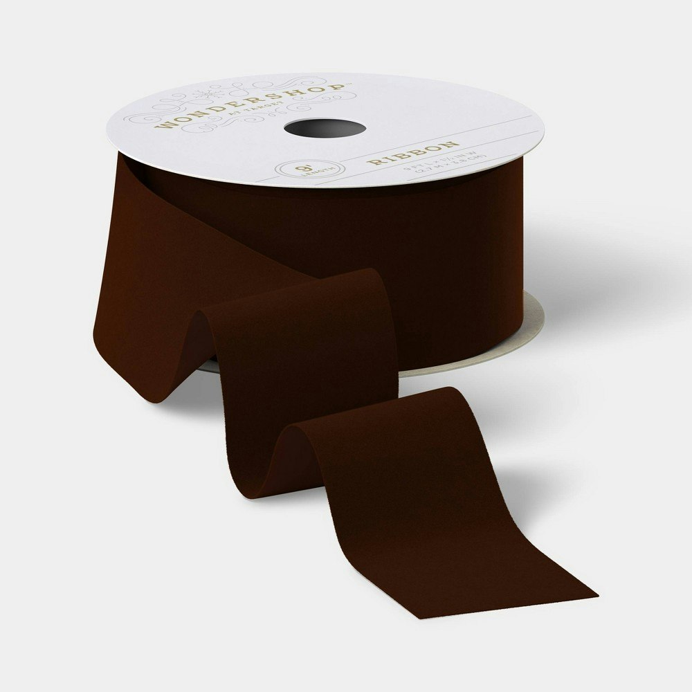 Wondershop 9-Foot Monochromatic Brown Velvet Christmas Ribbon: $7 Wondershop 9-Foot Monochromatic Brown Velvet Christmas Ribbon: $7