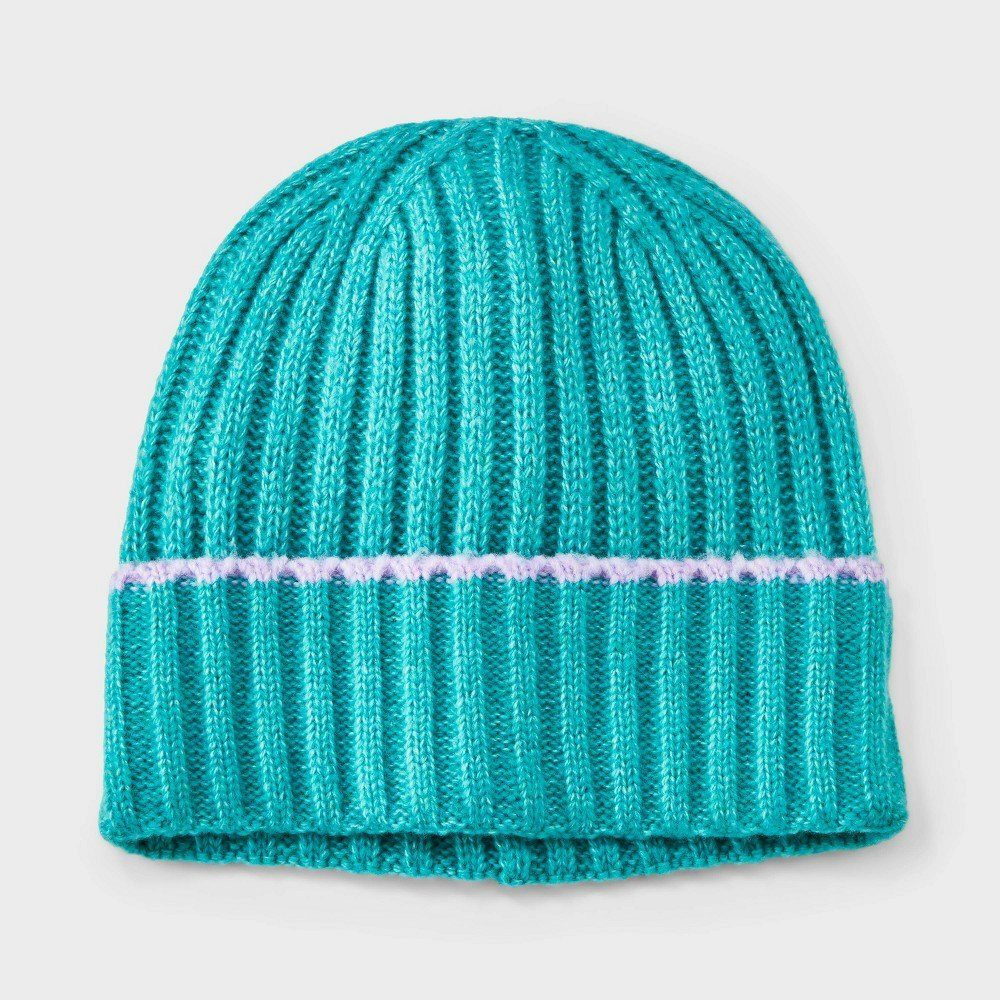 Cat & Jack Girls' Chunky Ribbed Beanie: $10 Cat & Jack Girls' Chunky Ribbed Beanie: $10