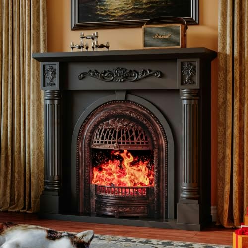 45-Inch Electric Fireplace TV Stand with Mantel: $509.99 45-Inch Electric Fireplace TV Stand with Mantel: $509.99