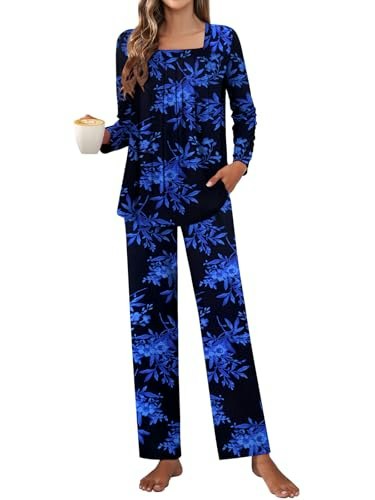 Tencede Women's Long Sleeve Pajama Set: $16.99 Tencede Women's Long Sleeve Pajama Set: $16.99