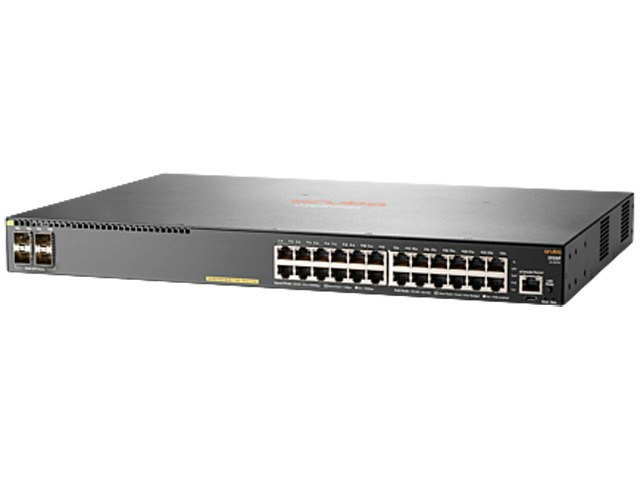 HPE Aruba 2930F 24-Port Gigabit PoE+ 4SFP Switch: $2,401
