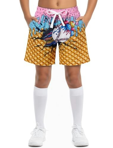 Cozople Boys Athletic Basketball Shorts: $12.98