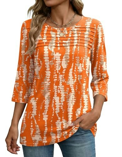 Zeagoo Women's 3/4 Sleeve Tunic Blouse: $13.28 Zeagoo Women's 3/4 Sleeve Tunic Blouse: $13.28