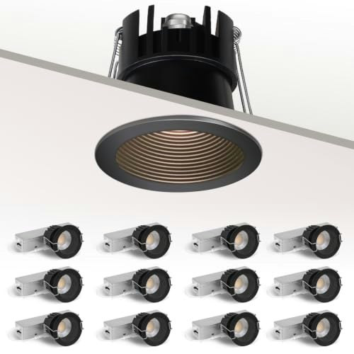 Zouzai 2-Inch 8W 840-Lumen Anti-Glare Recessed LED Lights 12-Pack: $129.67 Zouzai 2-Inch 8W 840-Lumen Anti-Glare Recessed LED Lights 12-Pack: $129.67