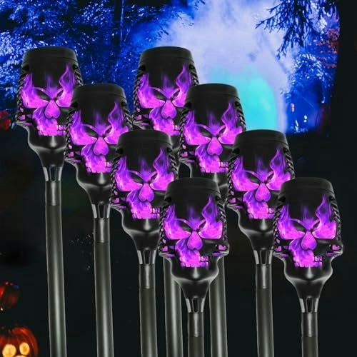 Wisegham Solar Skull Stake Lights 8-Pack: $25.99 Wisegham Solar Skull Stake Lights 8-Pack: $25.99