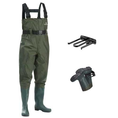 Fishingsir Waterproof Chest Waders with Boots: $37.39 Fishingsir Waterproof Chest Waders with Boots: $37.39