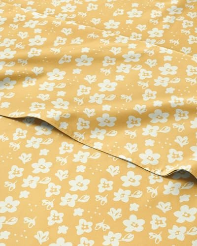 California King 4-Piece Floral Sheet Set: $33.99