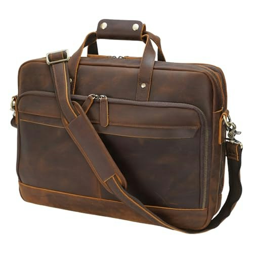 Masa Kawa 17-inch Leather Laptop Messenger Bag: $121.55 Masa Kawa 17-inch Leather Laptop Messenger Bag: $121.55