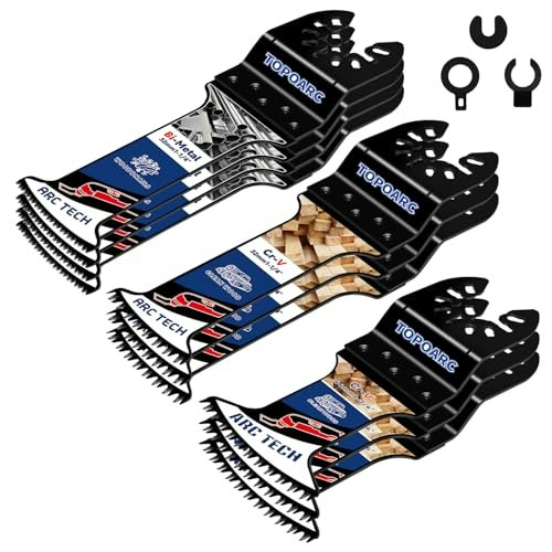 Topoarc Oscillating Saw Blades 10-Pack: $18.99