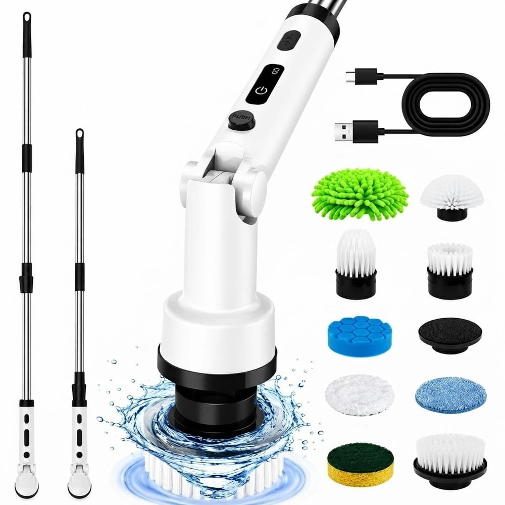 Electric Spin Scrubber 10-Attachment Set: $26.99 Electric Spin Scrubber 10-Attachment Set: $26.99