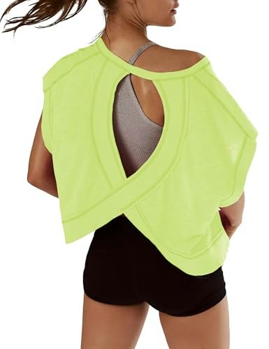 Women's Oversized Batwing Sleeve Athletic T-Shirt: $16.95 Women's Oversized Batwing Sleeve Athletic T-Shirt: $16.95