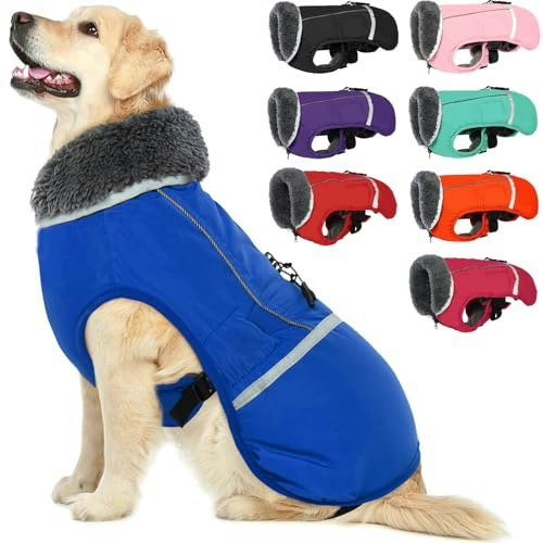Qbleev Waterproof Reflective Warm Dog Coat: $20.39 Qbleev Waterproof Reflective Warm Dog Coat: $20.39