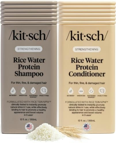 Kitsch Rice Water Shampoo and Conditioner Set: $22.39
