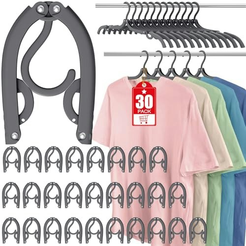 Foldable Travel Hangers 30-Pack: $13.59 Foldable Travel Hangers 30-Pack: $13.59