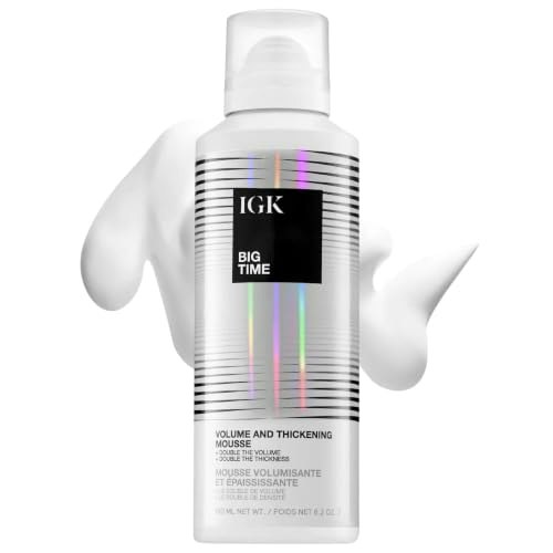 IGK Big Time Volume & Thickening Mousse 6.2-oz.: $28.89