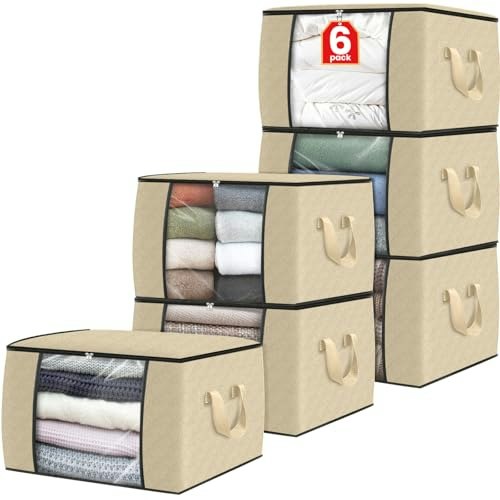 Fab Totes Storage Bins with Lids 6-Pack: $22.98 Fab Totes Storage Bins with Lids 6-Pack: $22.98