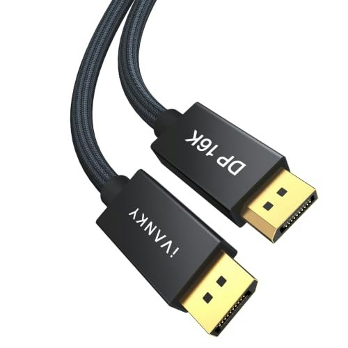 iVANKY 10-foot 80Gbps 16K DisplayPort 2.1 Cable: $25.49