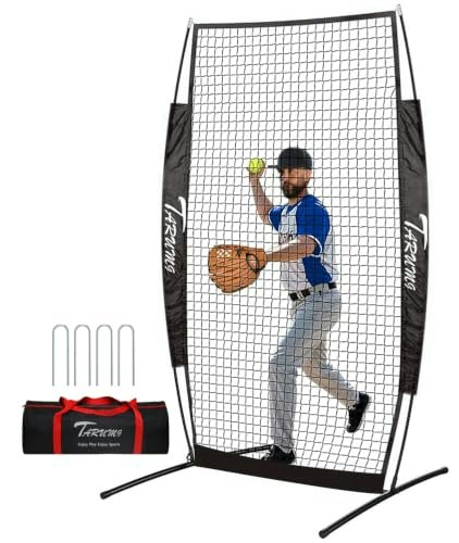 Tarumg 4x7-Foot Baseball and Softball Pitching Screen: $50.99 Tarumg 4x7-Foot Baseball and Softball Pitching Screen: $50.99