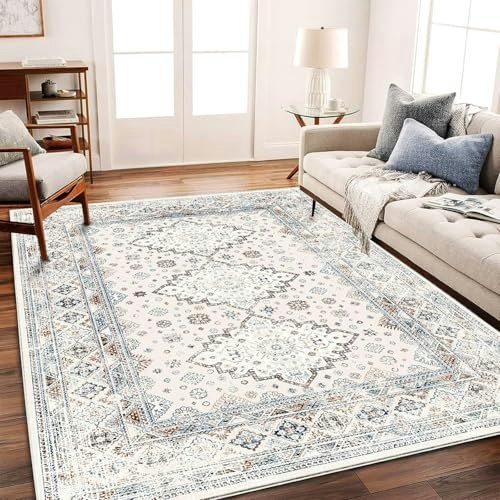 Champlant 10x14 Retro Boho Washable Area Rug: $160.55 Champlant 10x14 Retro Boho Washable Area Rug: $160.55