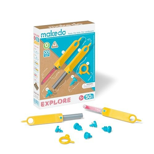 Makedo Explore Cardboard Construction Tool Kit 50-Piece: $27.44 Makedo Explore Cardboard Construction Tool Kit 50-Piece: $27.44
